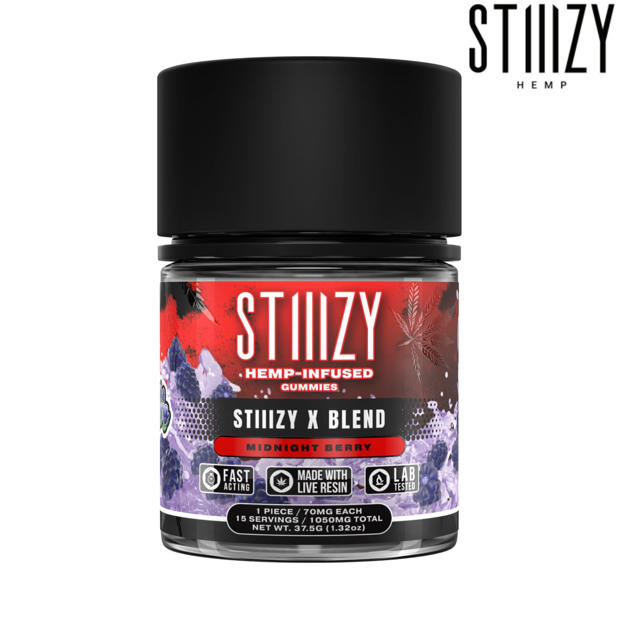 Stiiizy X Blend Gummies - 1050mg - Everything 420