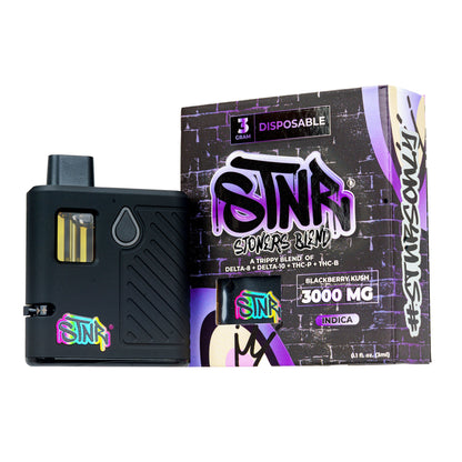 STNR Stoners Blend Vaporizer - 3000mg Blackberry Kush