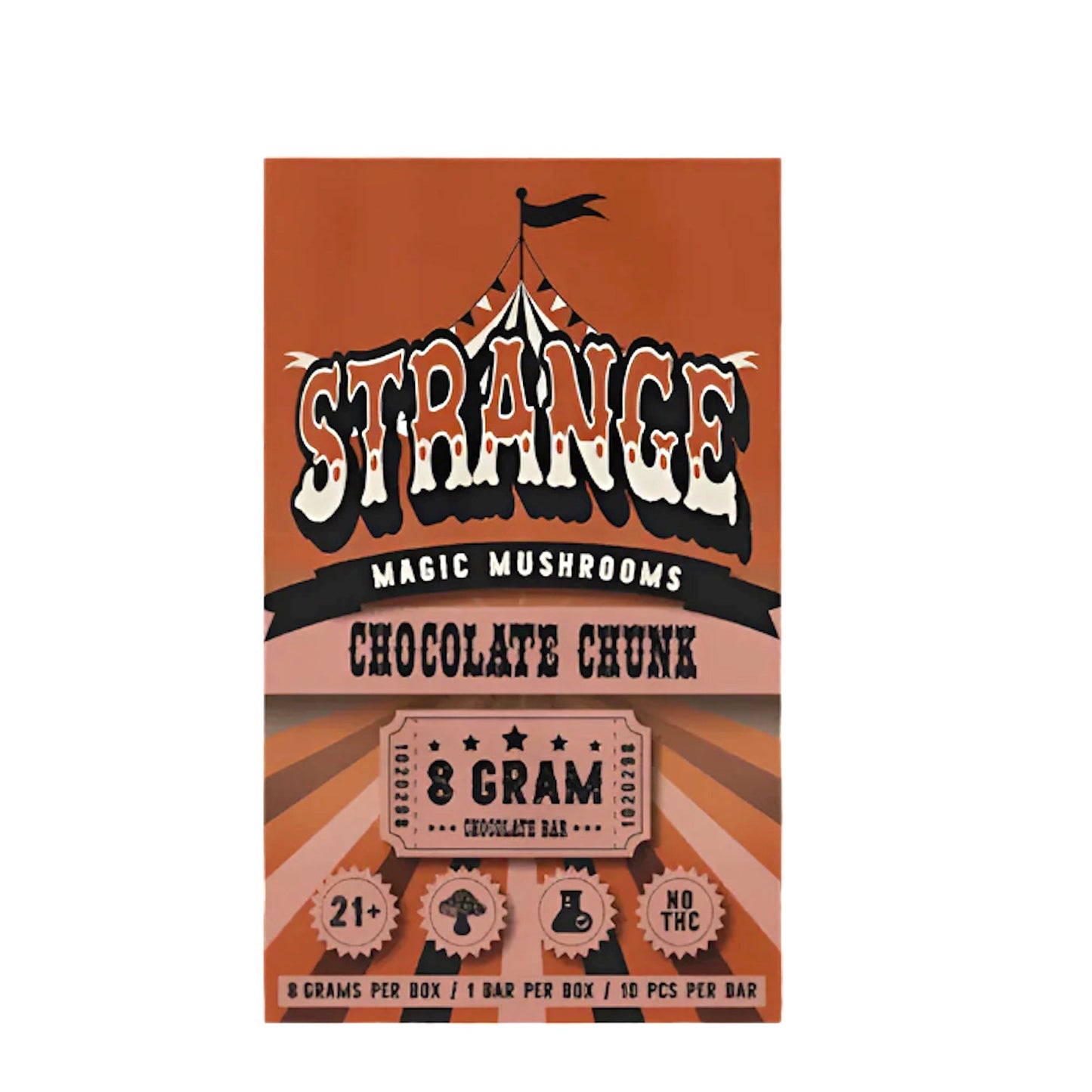 Strange Magic Shroom Chocolate Bar - 8000mg Chocolate Chunk