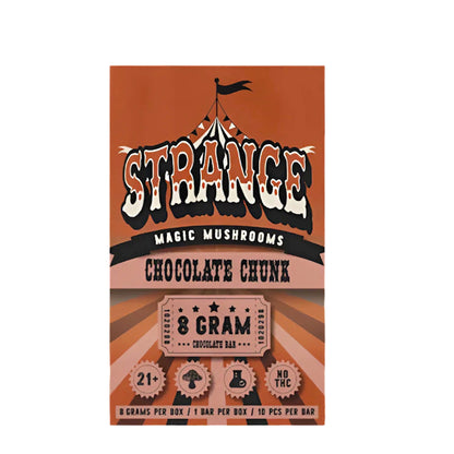Strange Magic Shroom Chocolate Bar - 8000mg Chocolate Chunk
