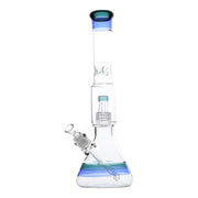 Striped Matrix Beaker Bong - 17in