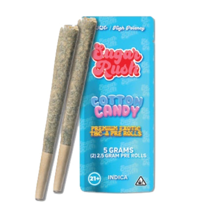 Sugar Rush Premium Exotic THCA Pre Rolls - 5g