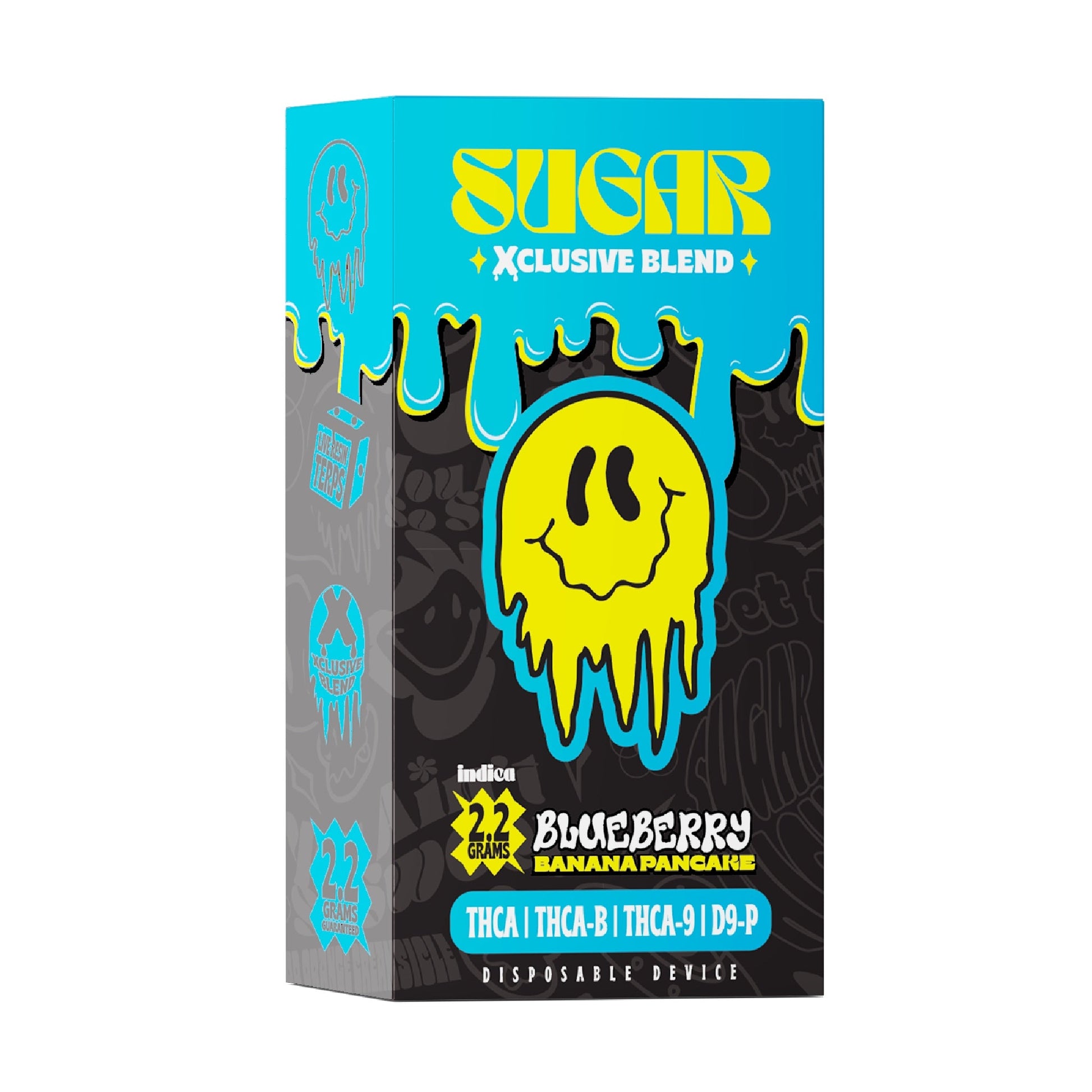Sugar Xclusive Blend Vaporizer - 2200mg Blueberry Banana Pancake (I)