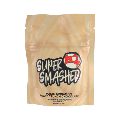 Super Smashed Magic Mushroom Chocolate Cinnamaon Toast Crunch Squares