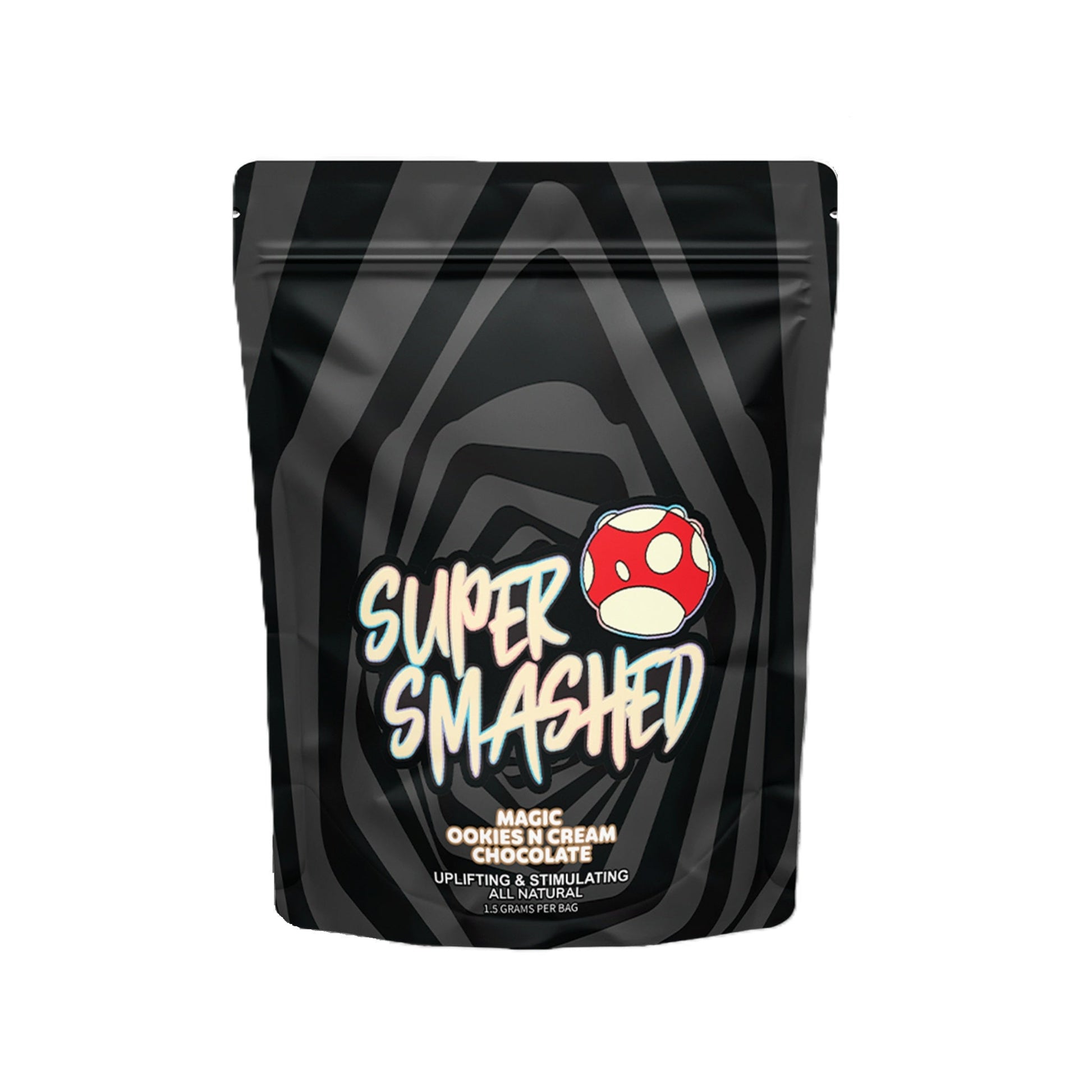Super Smashed Magic Mushroom Chocolate Square Minis Cookies N' Cream