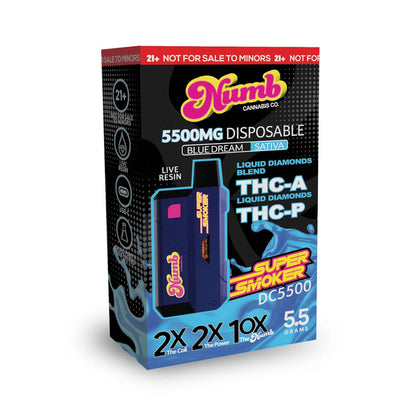 Super Smoker THC-A + THC-P Vaporizer - 5.5g Blue Dream