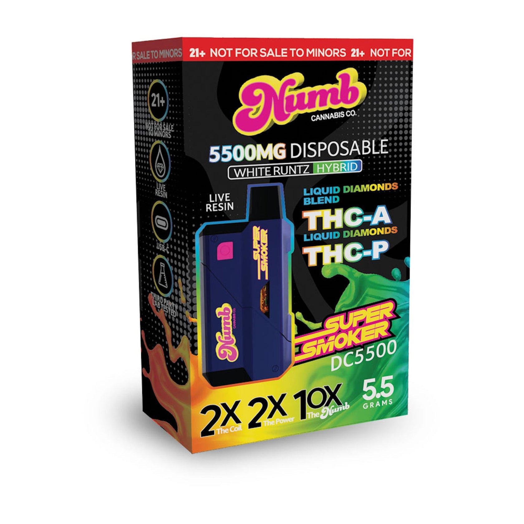Super Smoker THCA + THCP Vaporizer 5.5g Everything 420