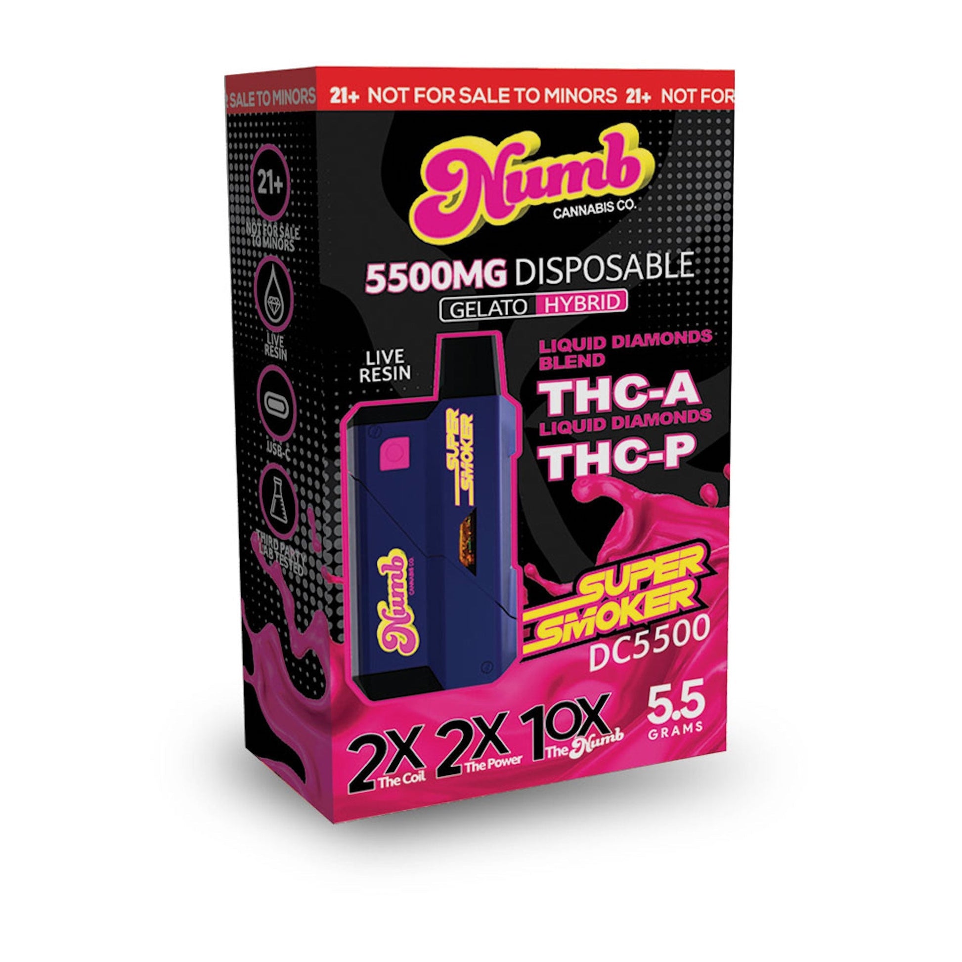 Super Smoker THC-A + THC-P Vaporizer - 5.5g Gelato