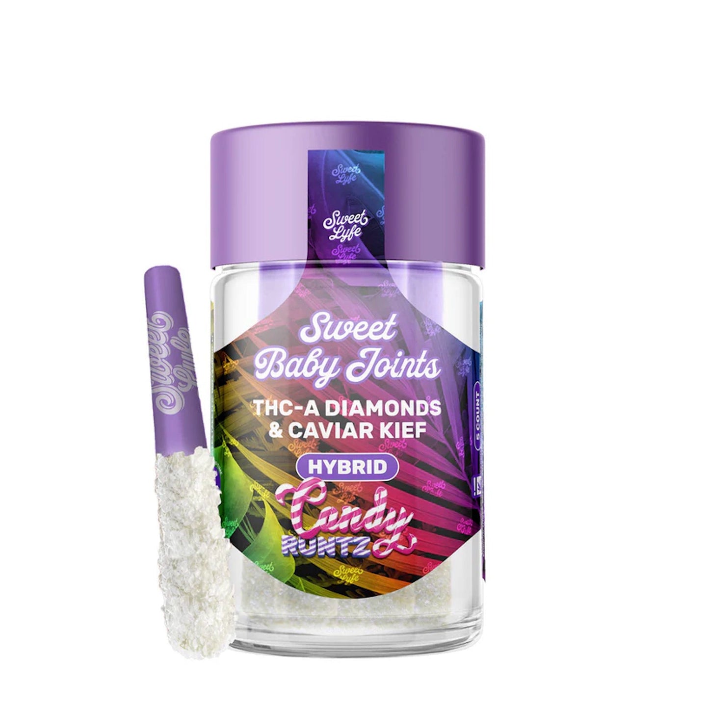 Sweet Baby Caviar Kief THC-A Joints - 5ct 1 / Candy Runtz (H)