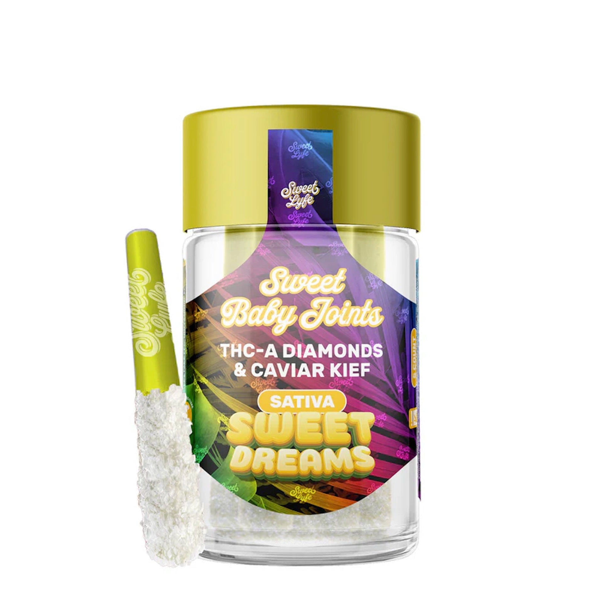 Sweet Baby Caviar Kief THC-A Joints - 5ct 1 / Sweet Dreams (S)
