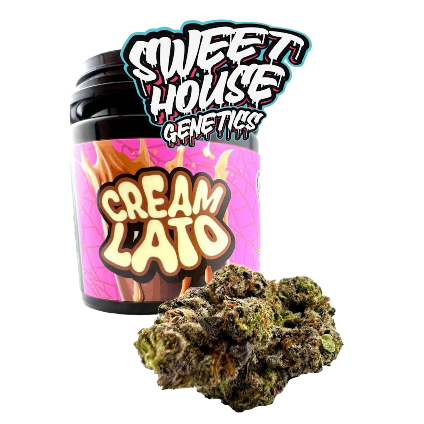 Sweet House Genetics Premium Cream Lato THC-A Flower - 3.5g