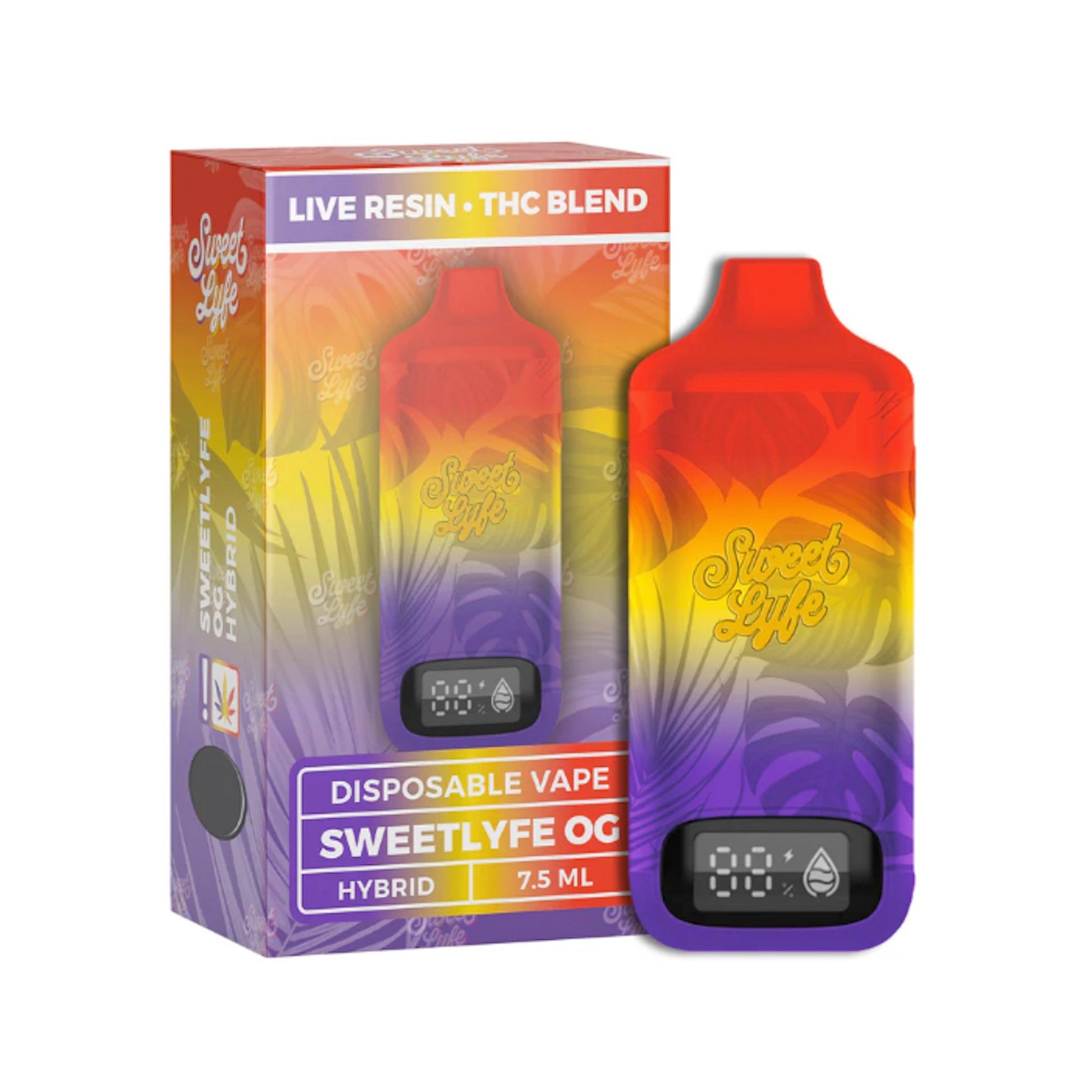 sweet life tobacco & dispensary Sweet Lyfe Live Resin THC-A Vaporizer - 7500mg sweet life tobacco & dispensary Sweet Lyfe Live Resin THC-A Vaporizer - 7500mg