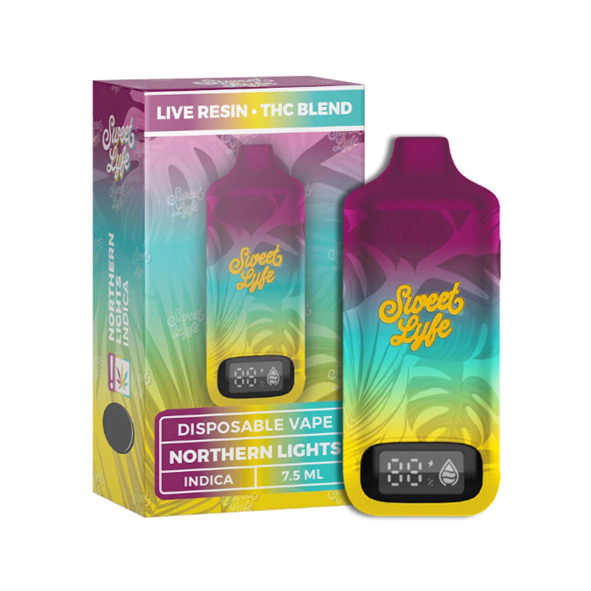 Sweet Lyfe Live Resin THC-A Vaporizer - 7500mg Northern Lights (I)