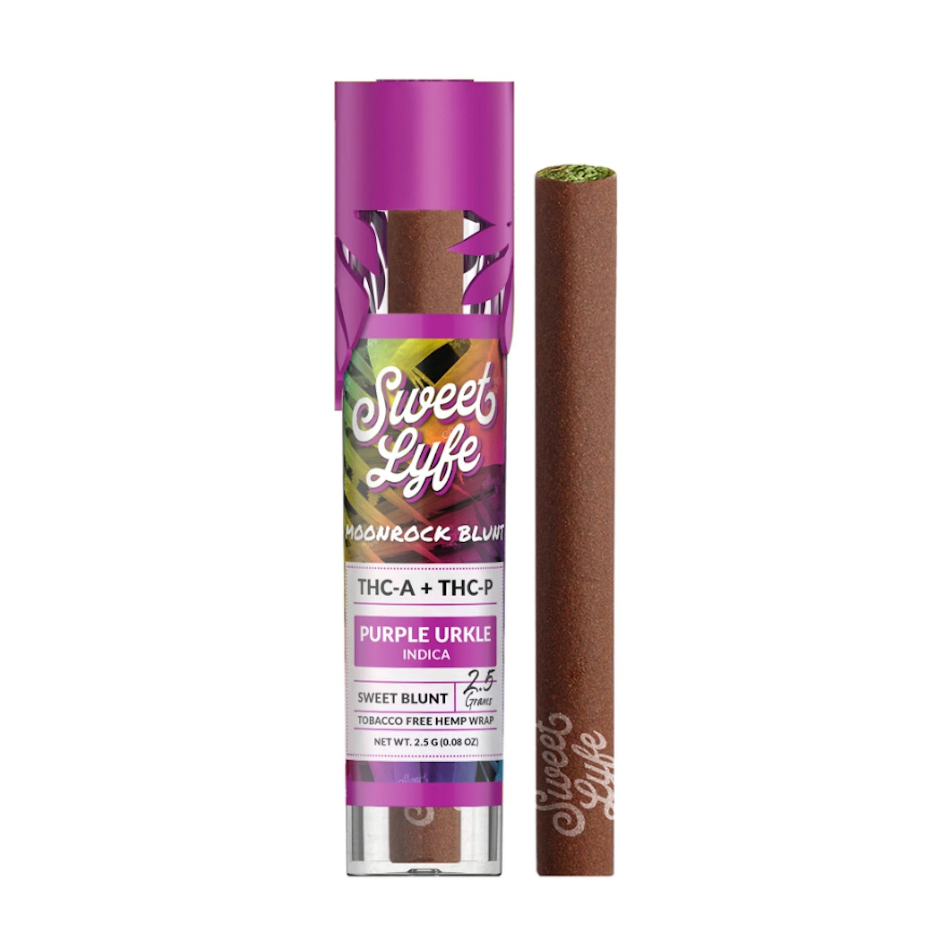 Sweet Lyfe THC-A Moonrock Blunt - 2500mg Purple Urkle (I)