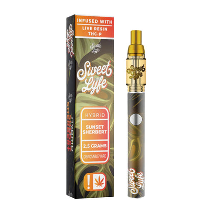 Sweet Lyfe THC-P/HHC-P Vaporizer - 2500mg 1 / Sunset Sherbet (H)