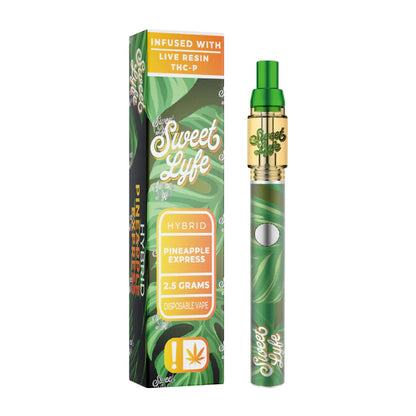 Sweet Lyfe THC-P/HHC-P Vaporizer - 2500mg 1 / Pineapple Express (H)