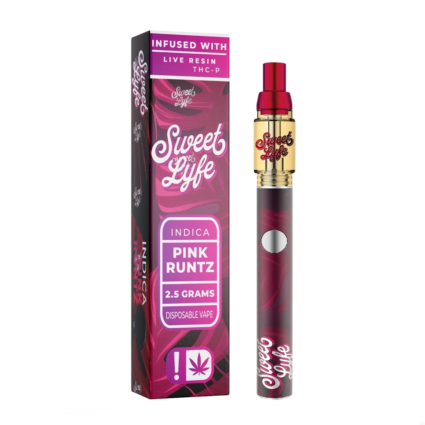 Sweet Lyfe THC-P/HHC-P Vaporizer - 2500mg