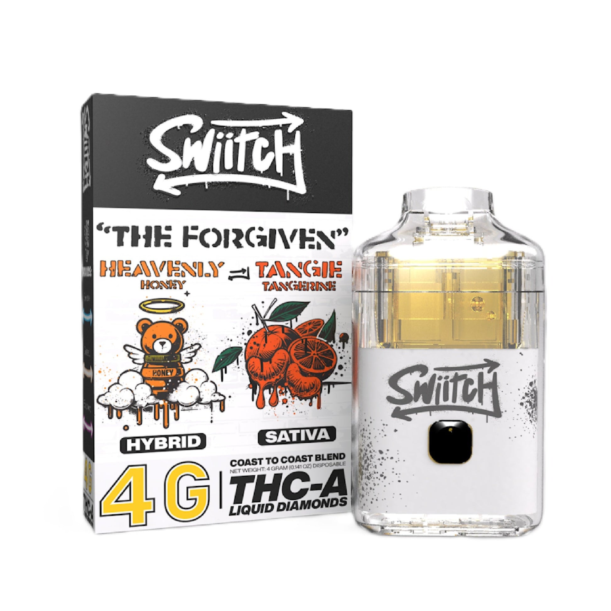 Switch Liquid Diamonds THC-A + HHC Vaporizer - 4000mg The Forgiven (H/S)