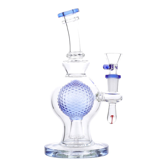 The Atmos-Sphere Bong - 8in Blue