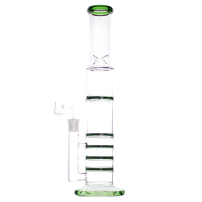 The Five Stack Percolator Bong - 17in Green