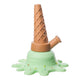 The Mini Melt Ice Cream Pipe - 5in Green