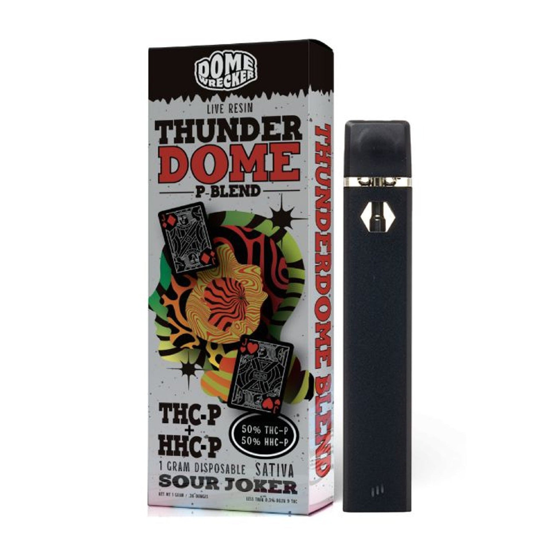 Thunder Dome Live Resin P-Blend Vaporizer - 1000mg Sour Joker (S)