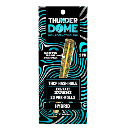 Thunder Dome THC-P Hash Holes - 4g (2ct) Blue Zushie