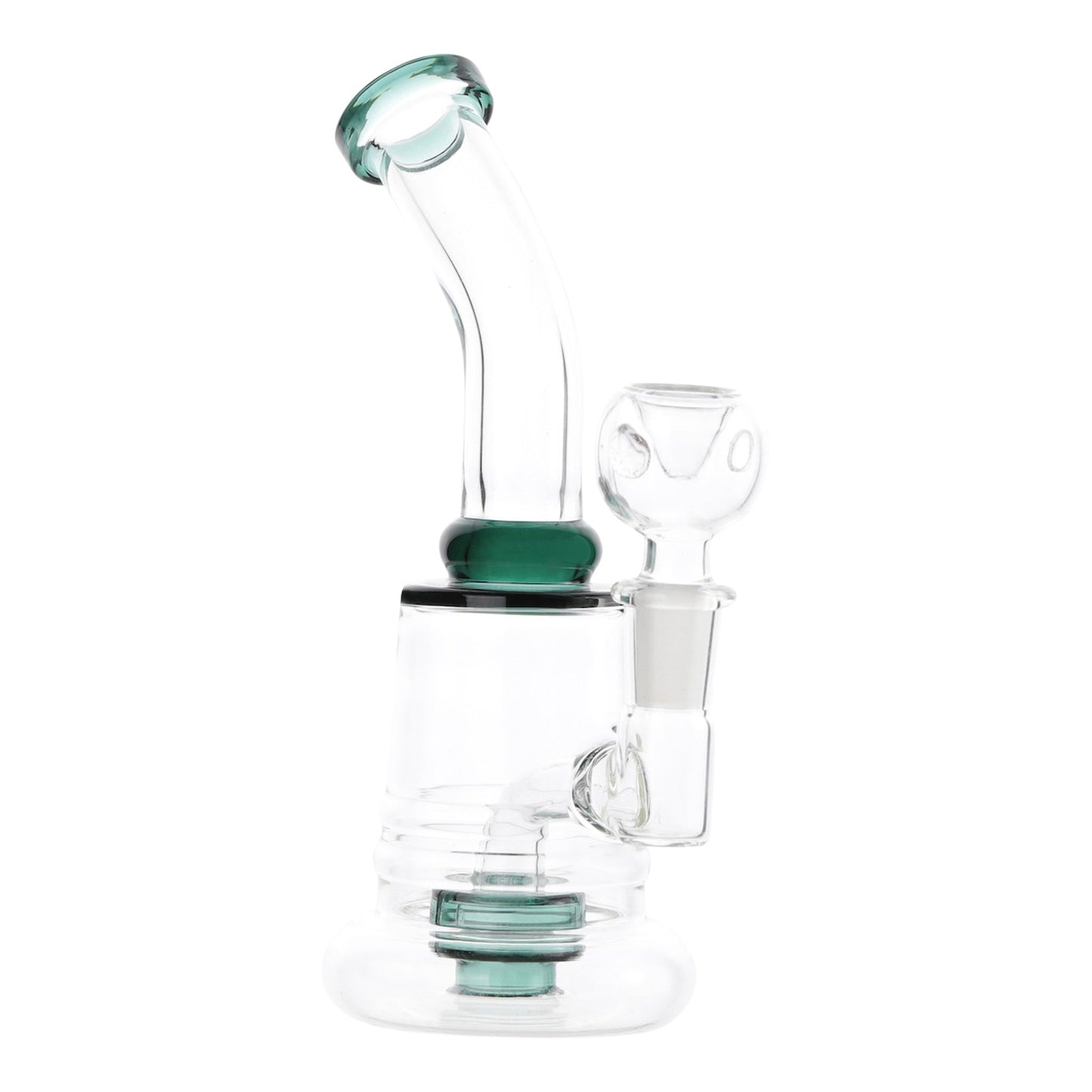 Tilted Disc Perc Bong - 7in