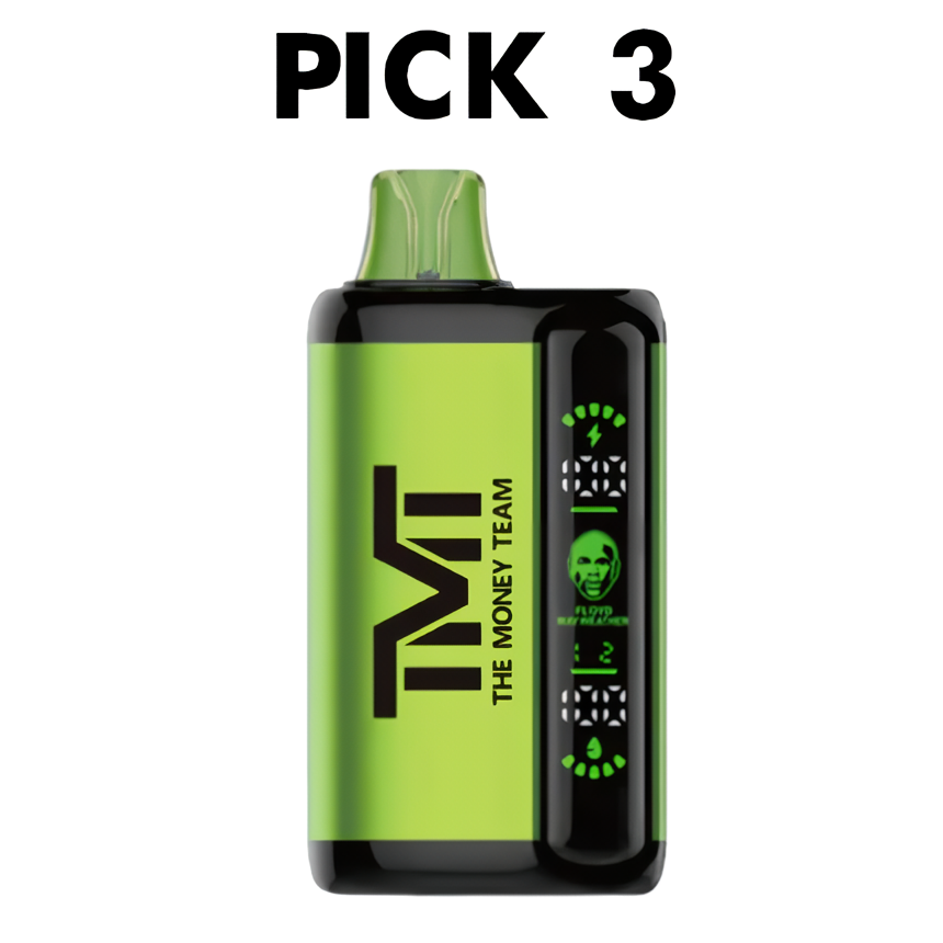 TMT Floyd Mayweather 20k Puffs Nic vape Pick 3