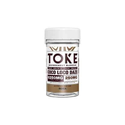 TOKE Kockout Blend Gummies - 6250mg Coco Loco Daze (I)