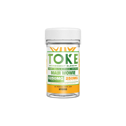 TOKE Kockout Blend Gummies - 6250mg Maui Wowie (H)