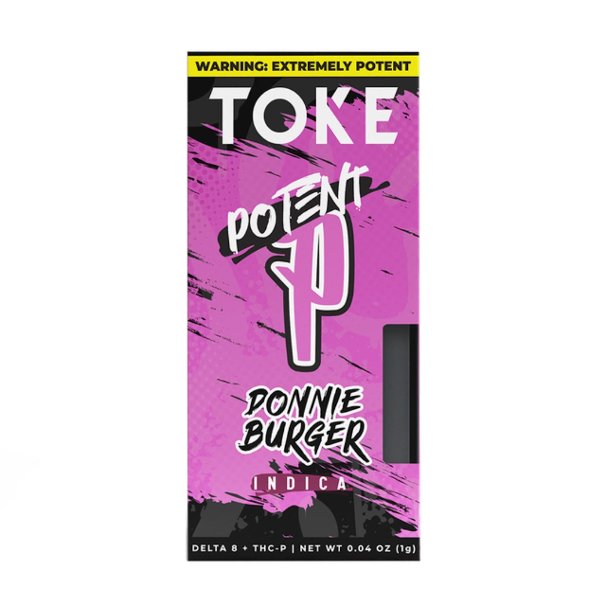 TOKE Potent P THC-P + Delta 8 Vaporizer - 1000mg Donnie Burger (I)