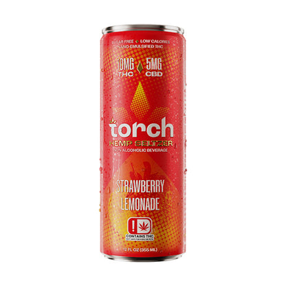 Torch CBD + THC Beverage (12oz) - 15mg Strawberry Lemonade / 1 Pack