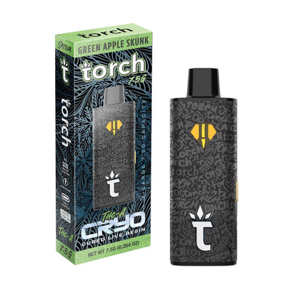 Torch Cryo Live Resin THC-A Vaporizer - 7500mg Green Apple Skunk (S)