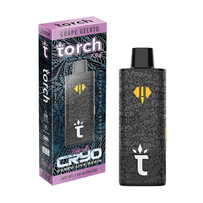 Torch Cryo Live Resin THC-A Vaporizer - 7500mg Grape Gelato (I)