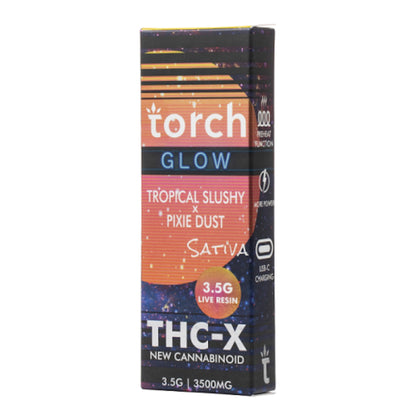 Torch Glow THC-X Vaporizer - 3500mg Tropical Slushy x Pixie Dust