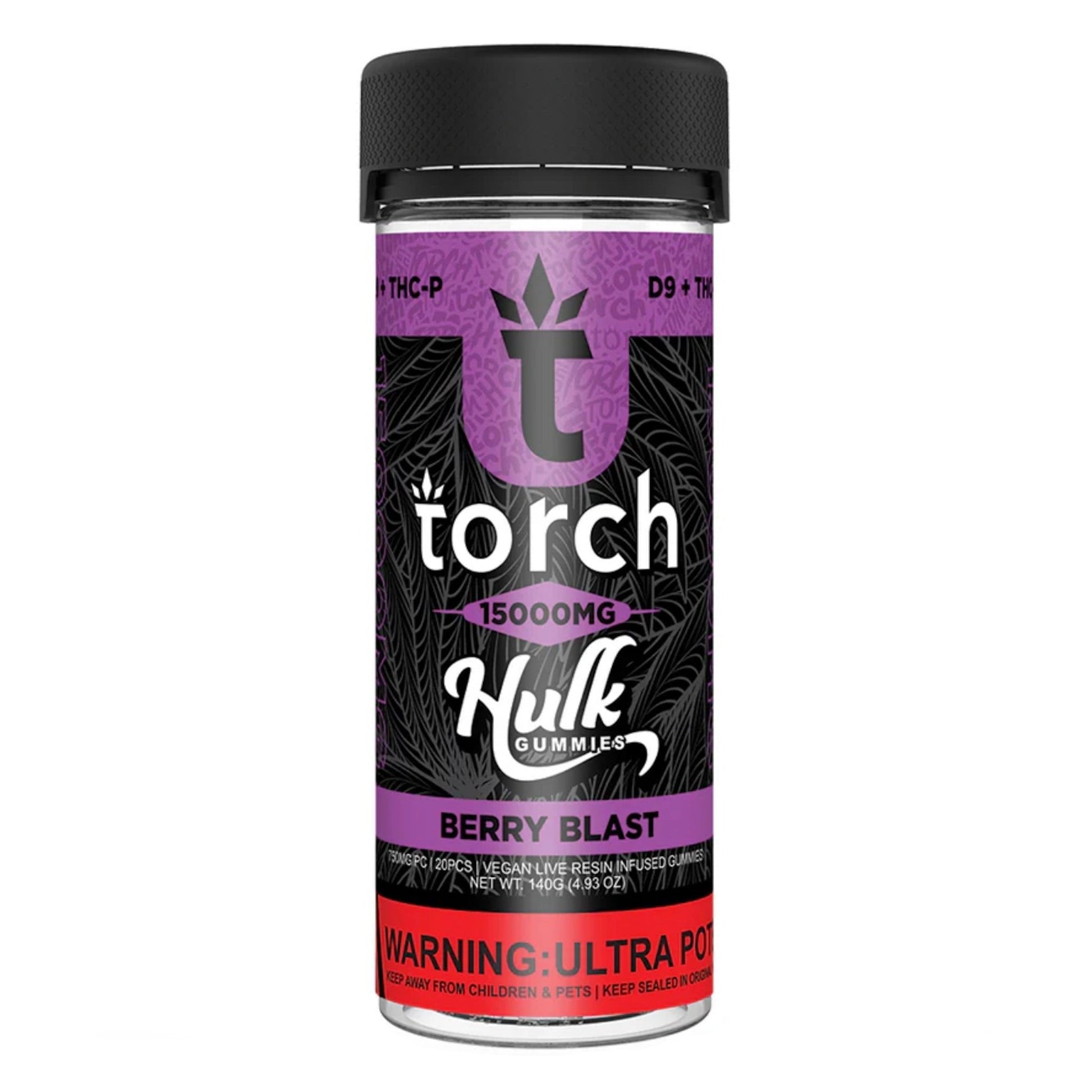 Torch Hulk Berry Blast Gummies - 15000mg