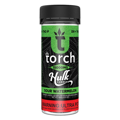 Torch Hulk Sour Watermelon Gummies - 15000mg