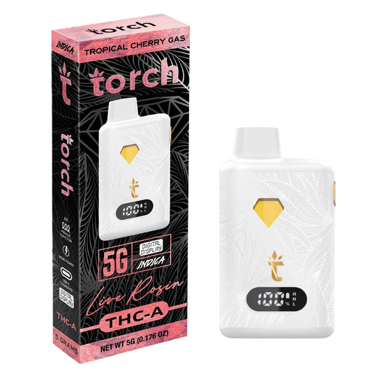 Torch Live Rosin THC-A Vaporizer - 5000mg Tropical Cherry Gas (I)