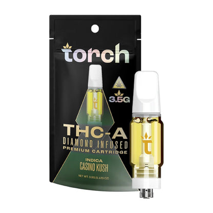Torch Premium THC-A Diamond Infused Cartridge - 3500mg Casino Kush