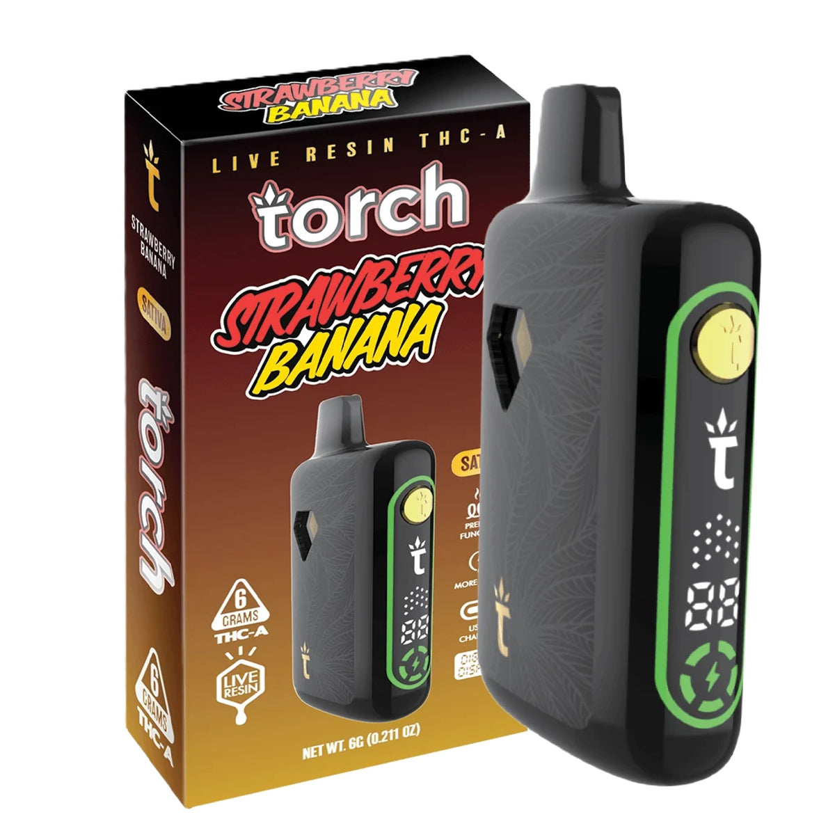 Torch Pulse Live Resin THC-A Device - 6000mg