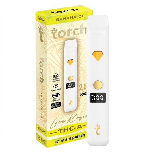 Torch THC-A Live Rosin Device - 2500mg