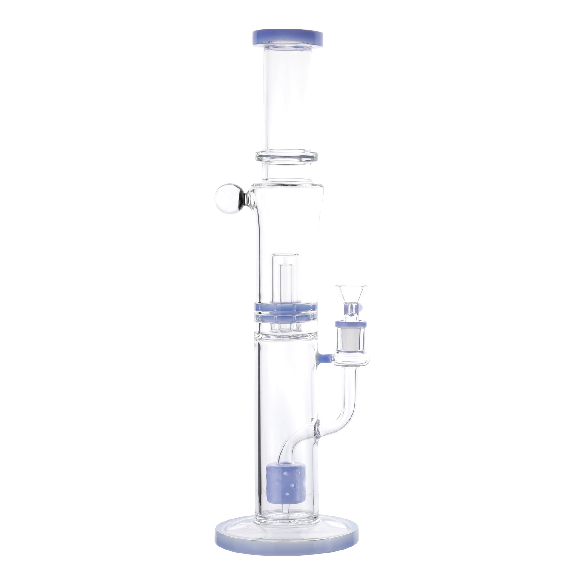 Tower of Power Percolator Bong - 16in Blue