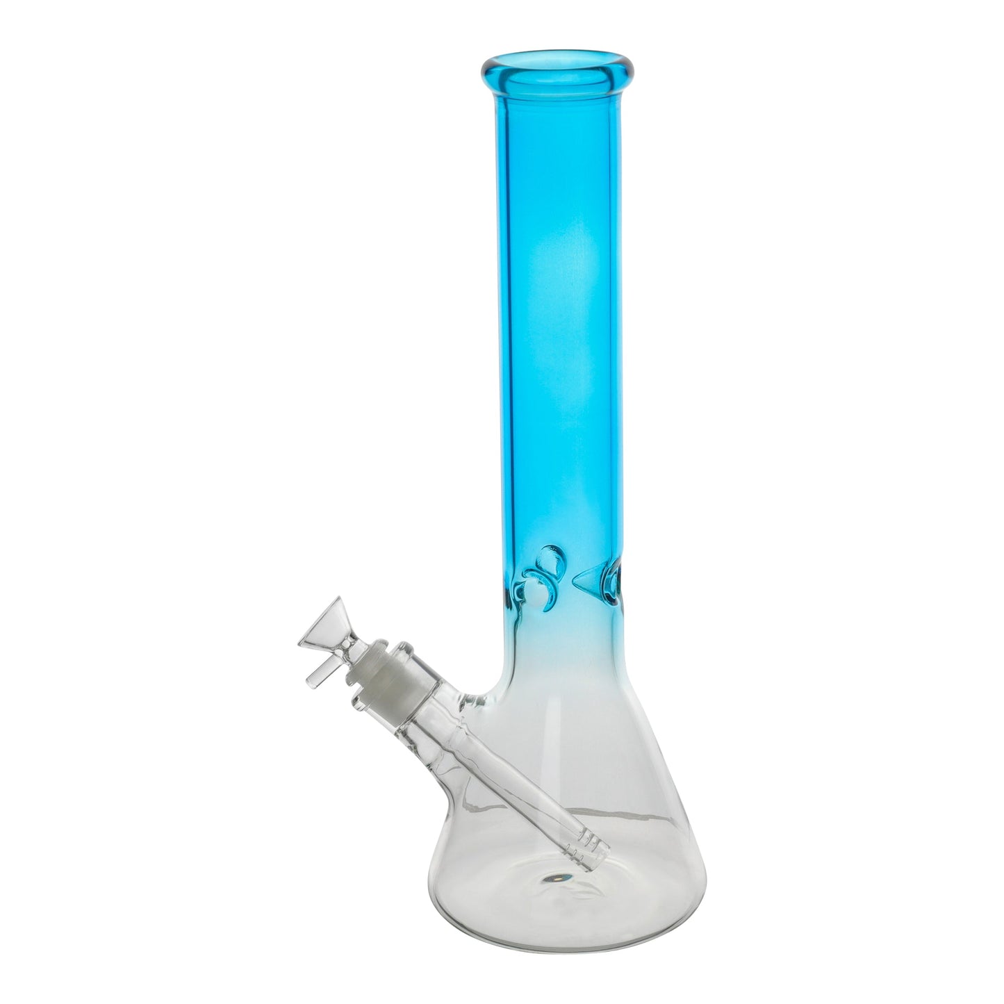 Translucent Tube Beaker Bong - 14in