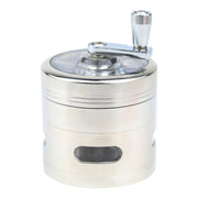 Transparent Crank Grinder Silver / 60mm
