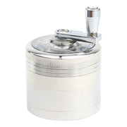 Transparent Crank Grinder Silver / 55mm