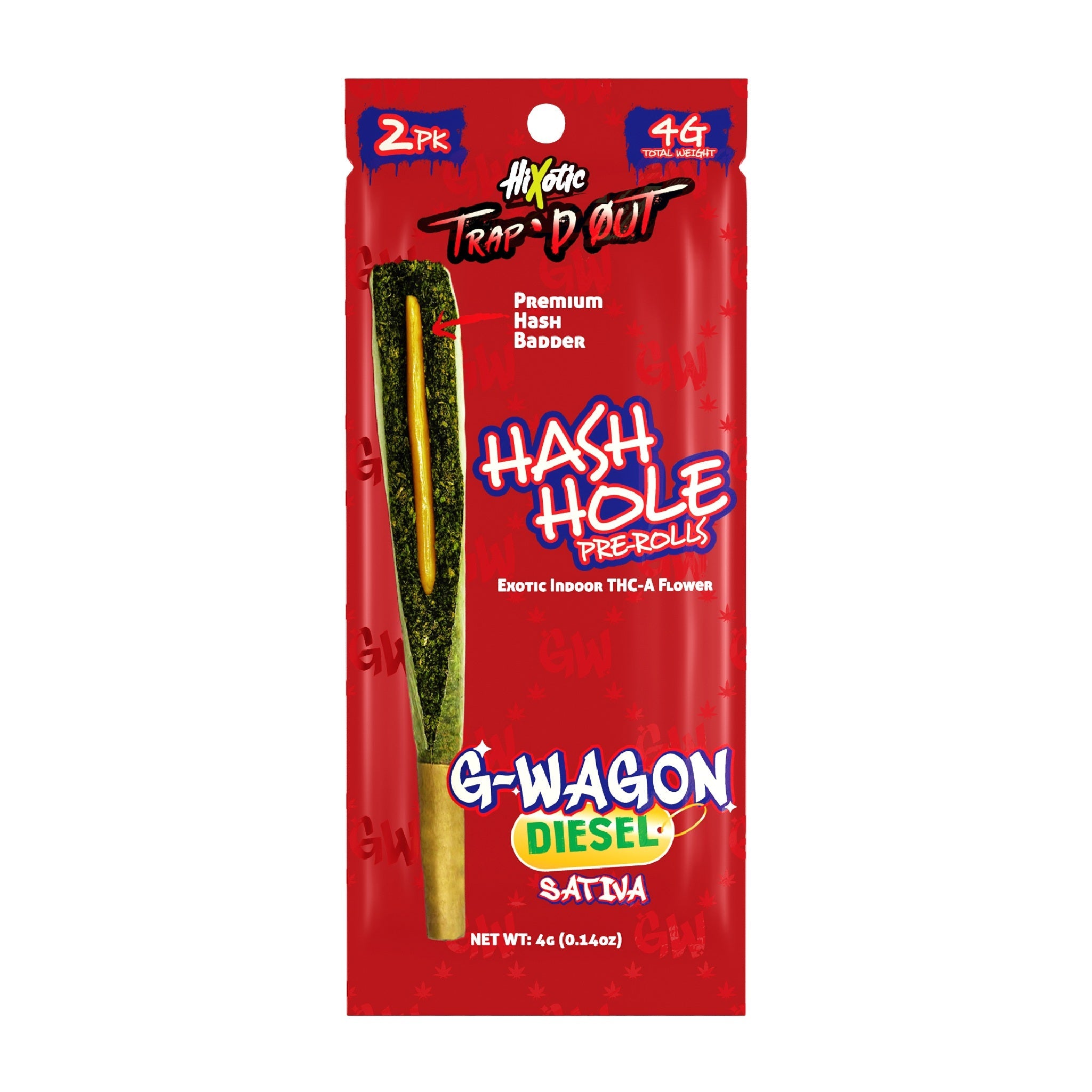 Trap'd Out Jeffrey Hash Holes - 4g - Everything 420