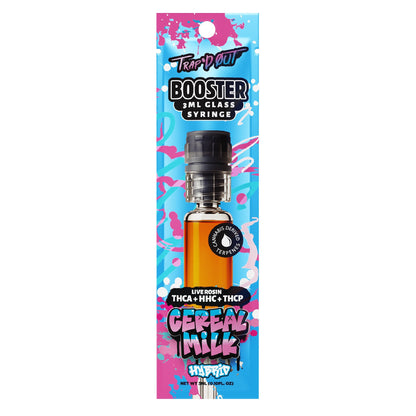 Trap'd Out Jeffrey Live Rosin THC-A + THC-P + HHC Syringe - 3000mg Cereal Milk (H)