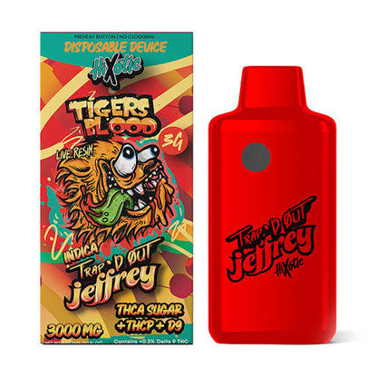 Trapd Out Jeffrey Blend Vaporizer - 3000mg Tiger's Blood