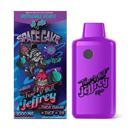 Trapd Out Jeffrey Blend Vaporizer - 3000mg Spacecake